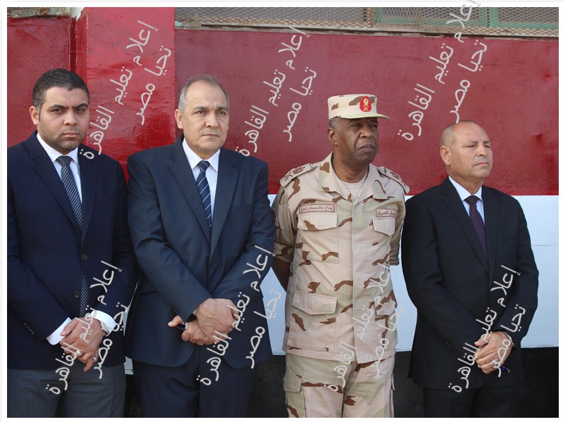 افتتاح مدرسة الشهيد أحمد أبو بكر المعدنيه العسكرية بإدارة السلام التعليمية